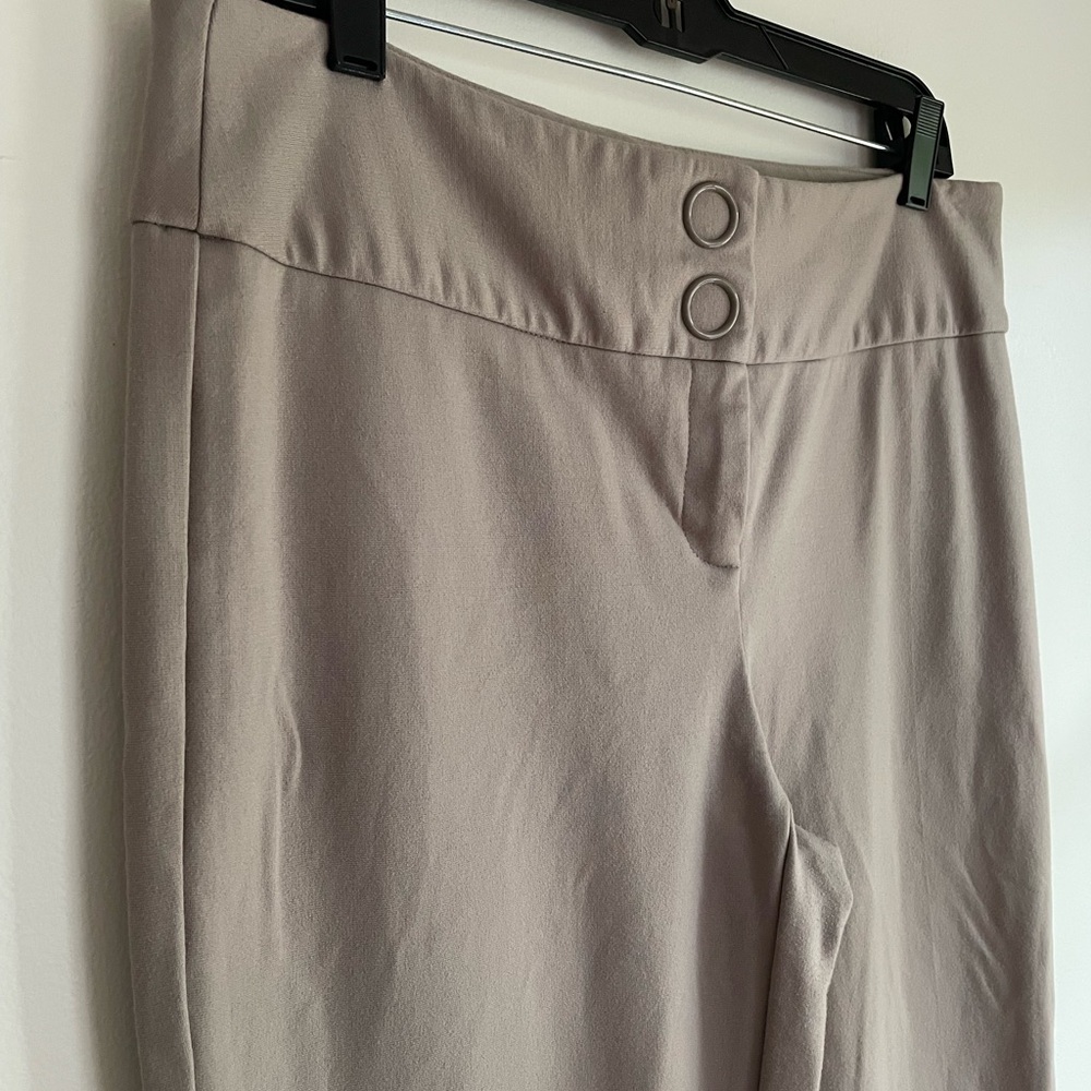 Alfani Women’s Tan Stretch Bootcut Trousers Size 10 - Picture 2 of 6